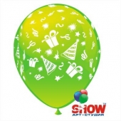 Воздушные шары с печатью "Праздник"