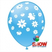 Воздушные шары с печатью "Лето"